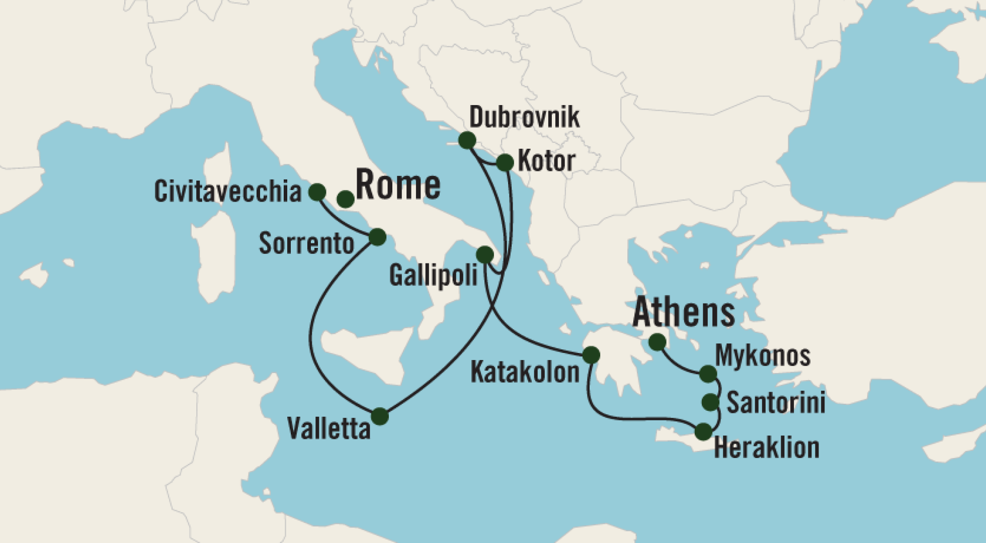 Isles of the Med Map