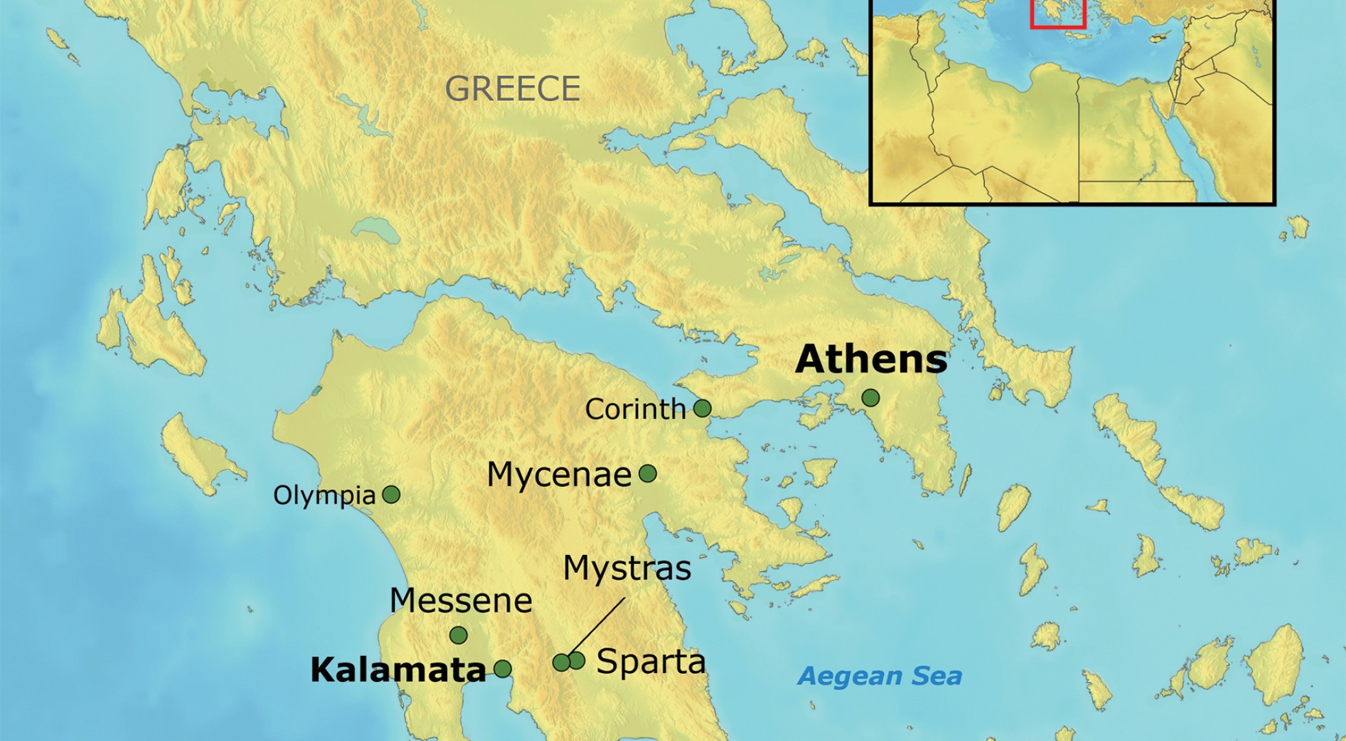 Greece map