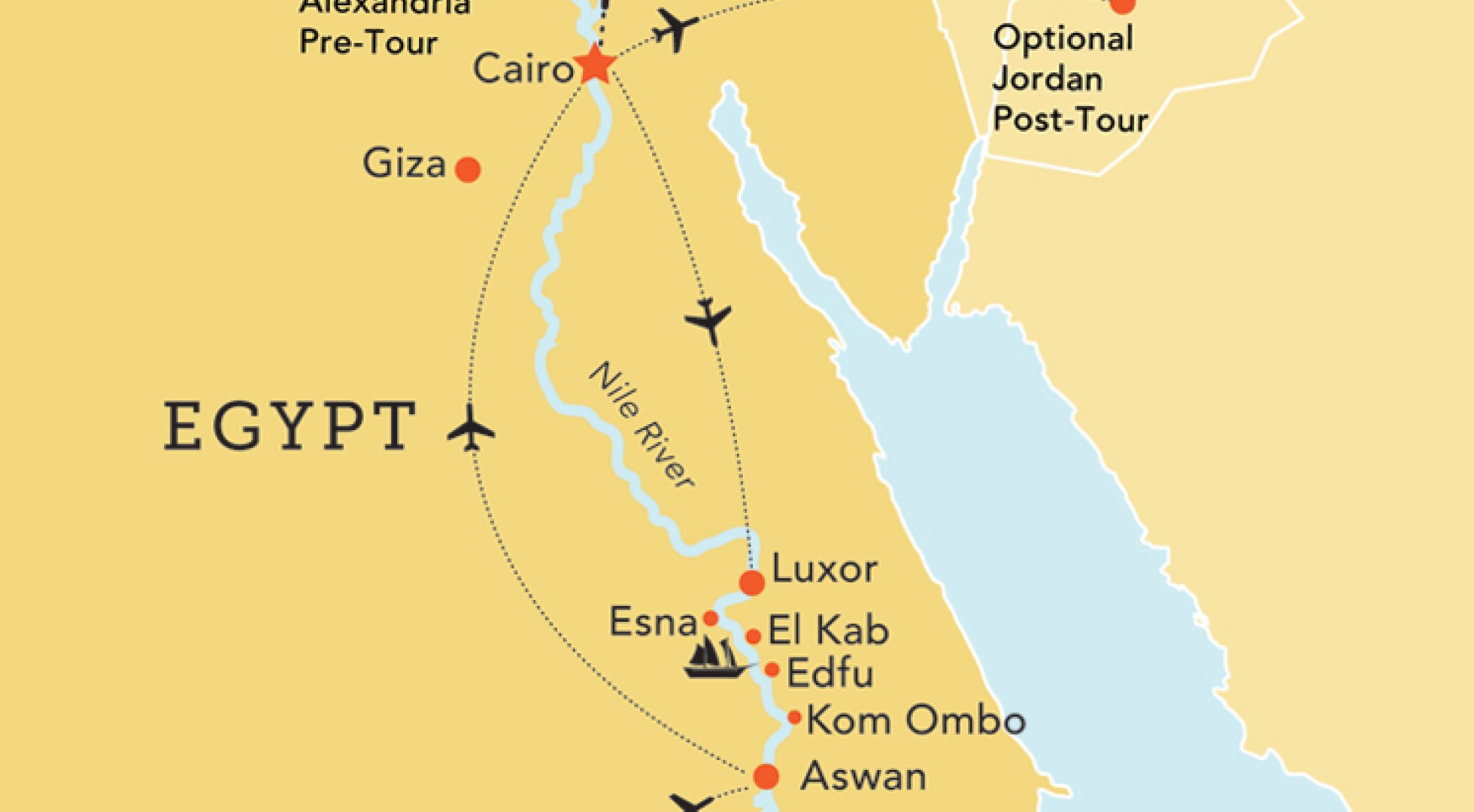 Map Egypt