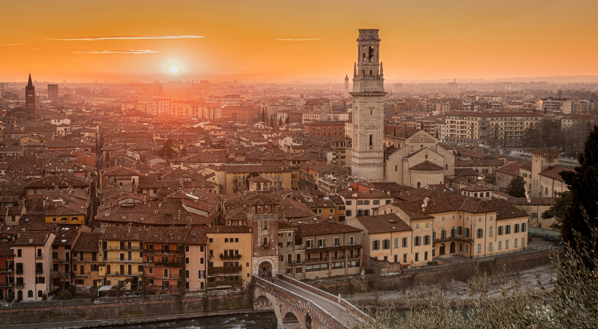 Verona at Sunset