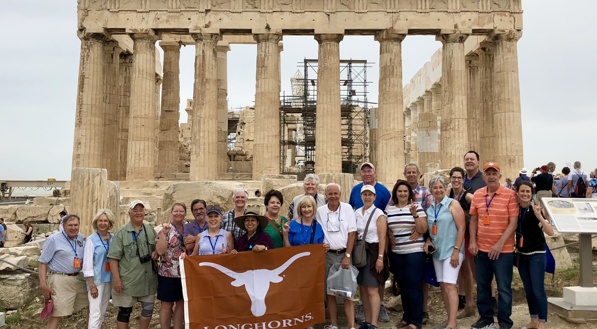 Longhorns at the Parthenon
