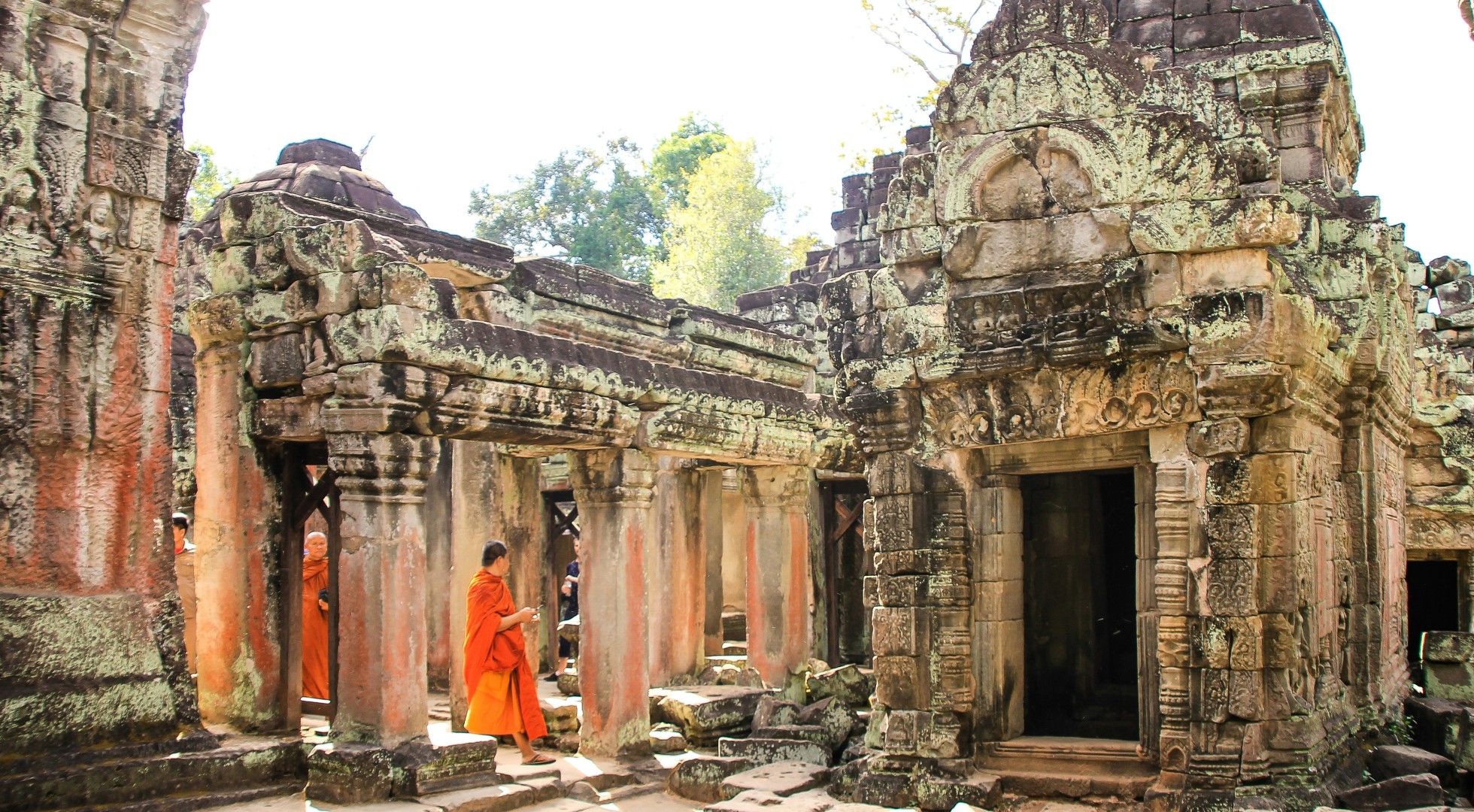 Monks in Cambodia