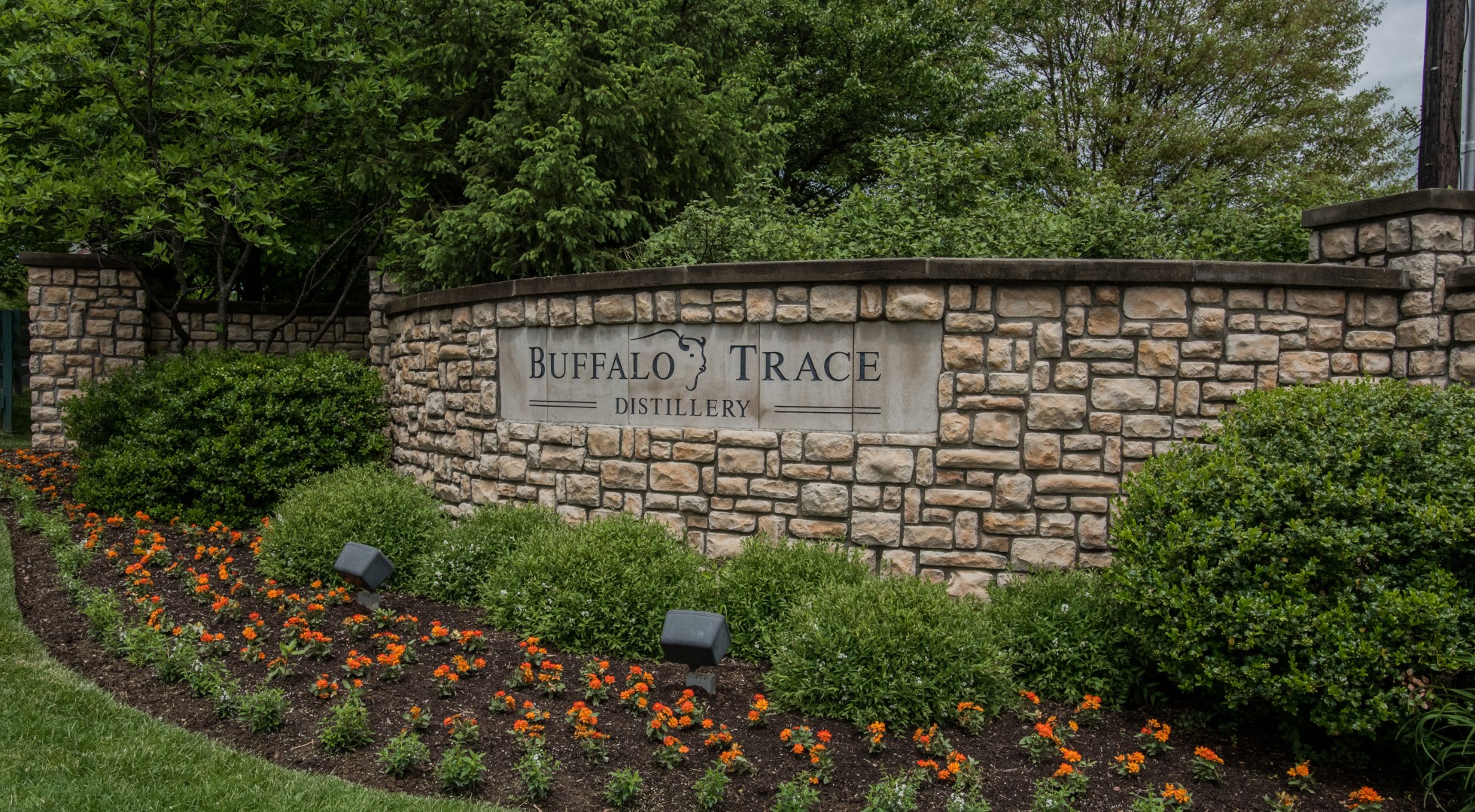 Buffalo Trace Distillery Welcome Sign