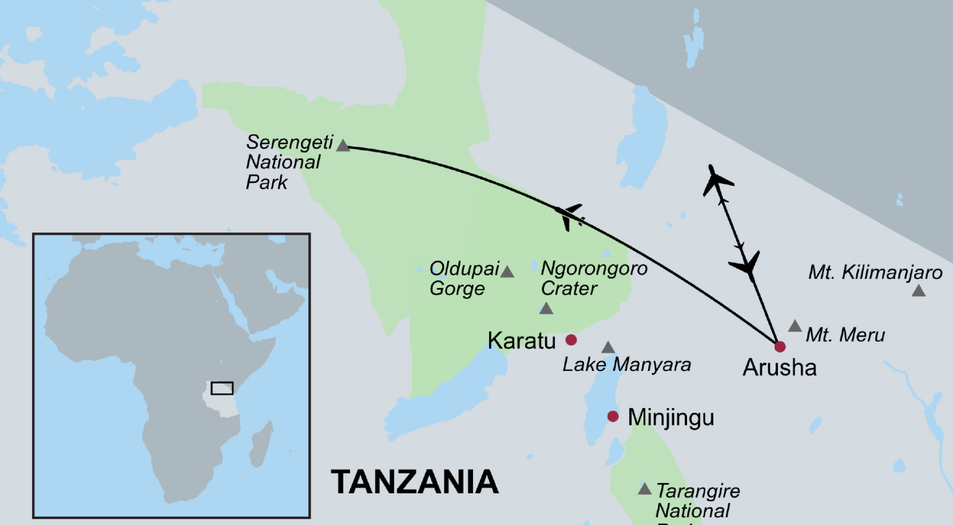Tanzania Map