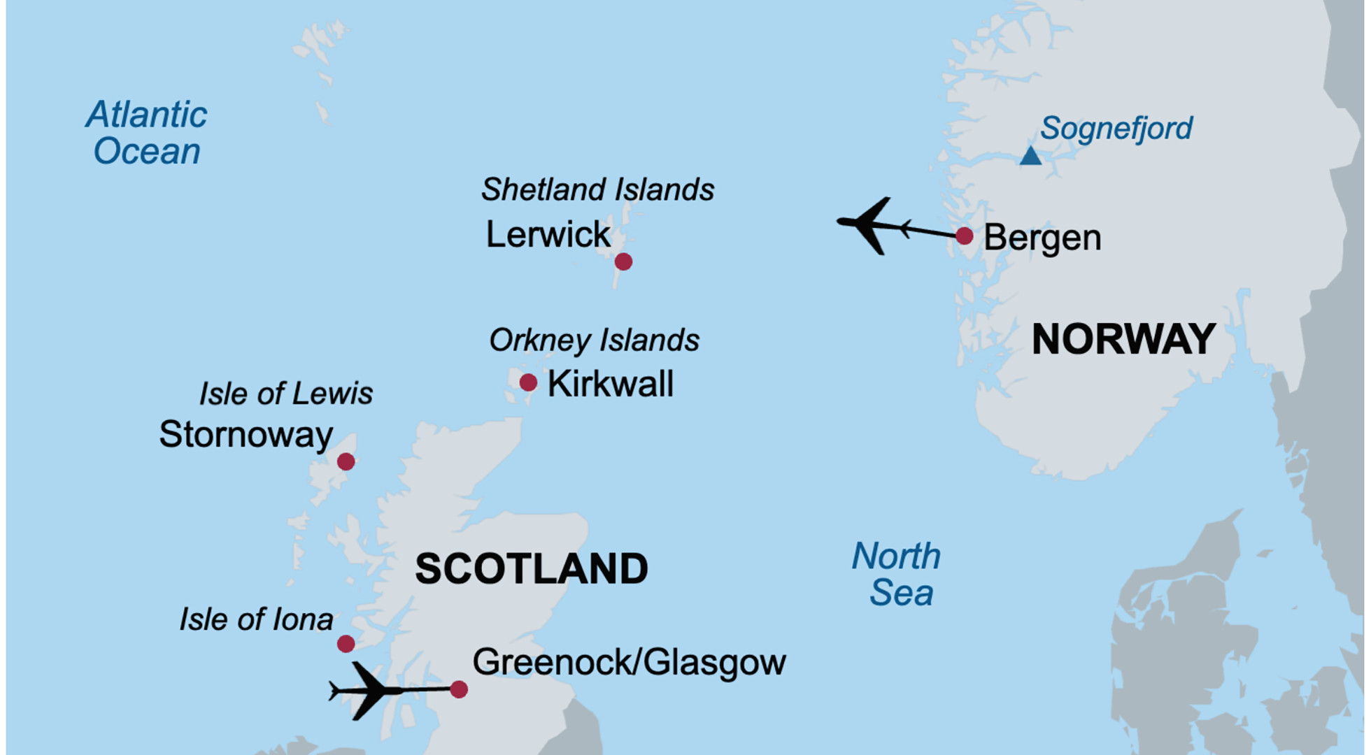 Scottish Isles map