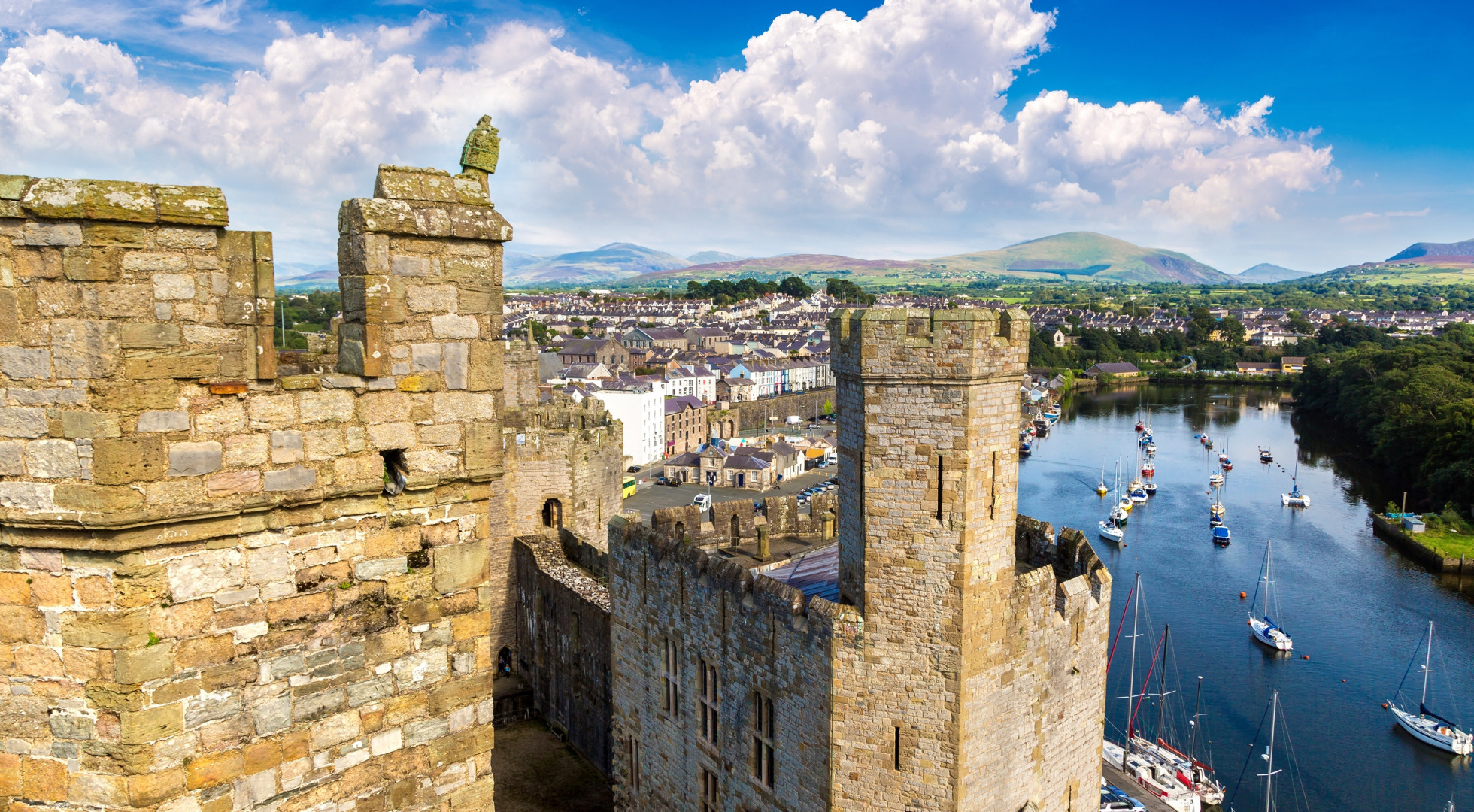 Wales Caernarfon Castle