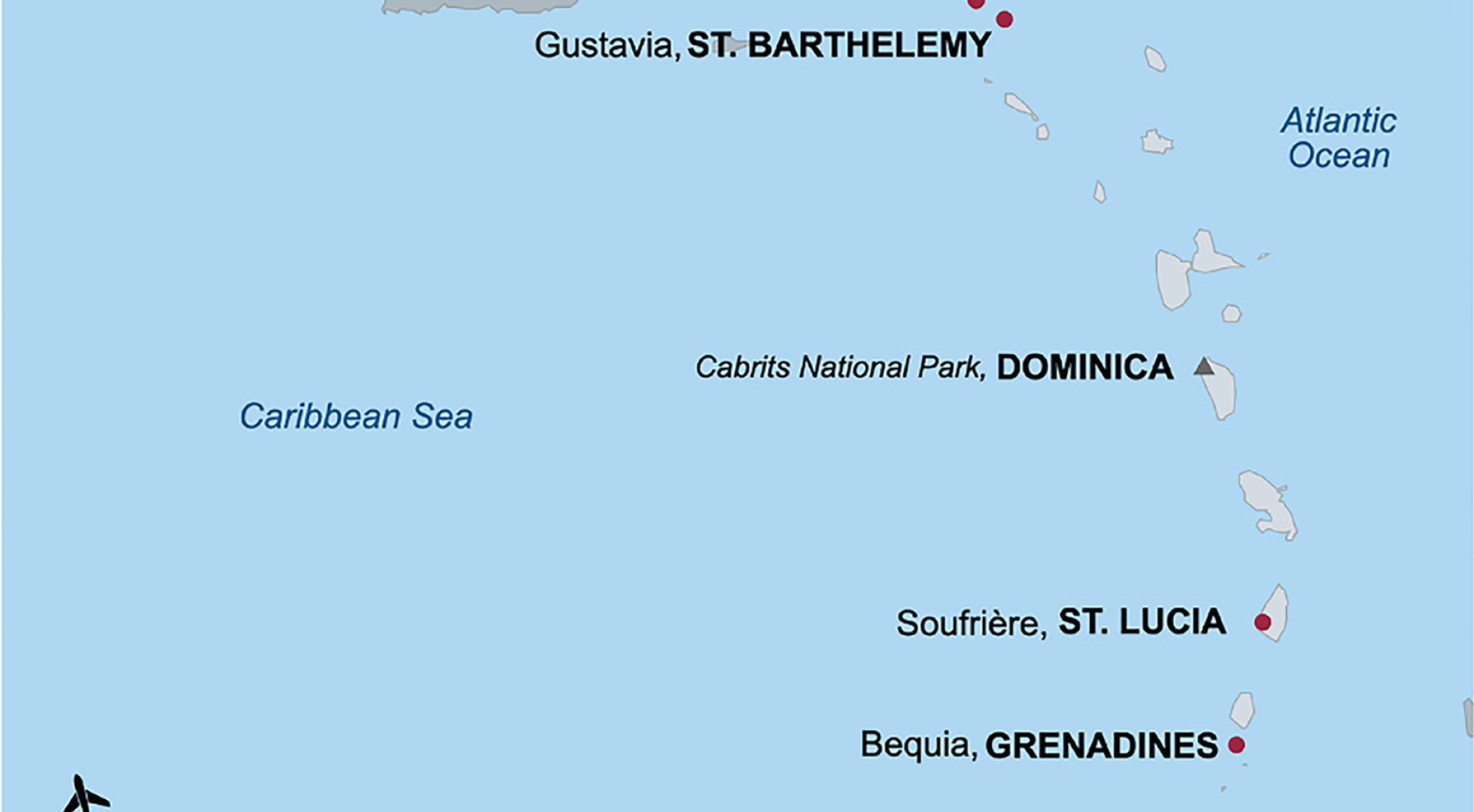 Trip map