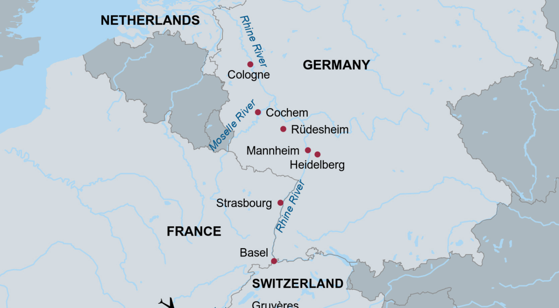 Trip map
