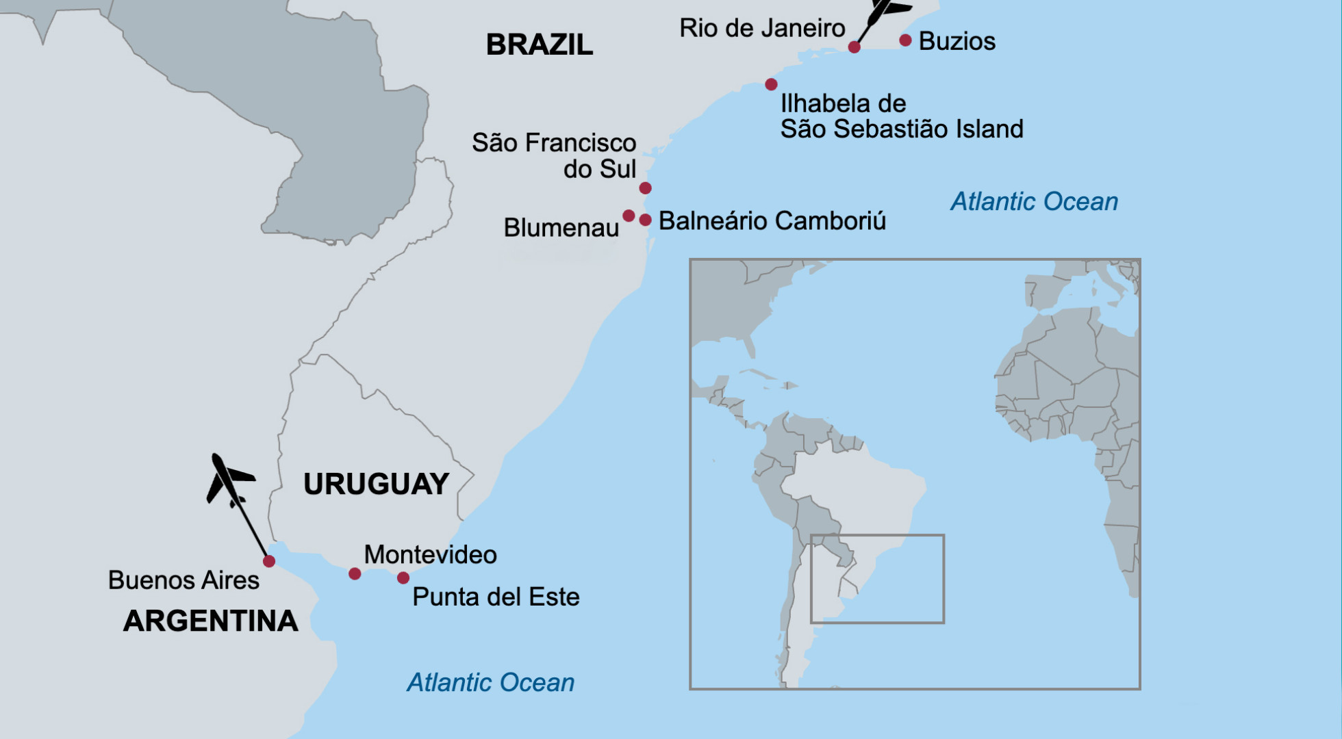 Map Rio
