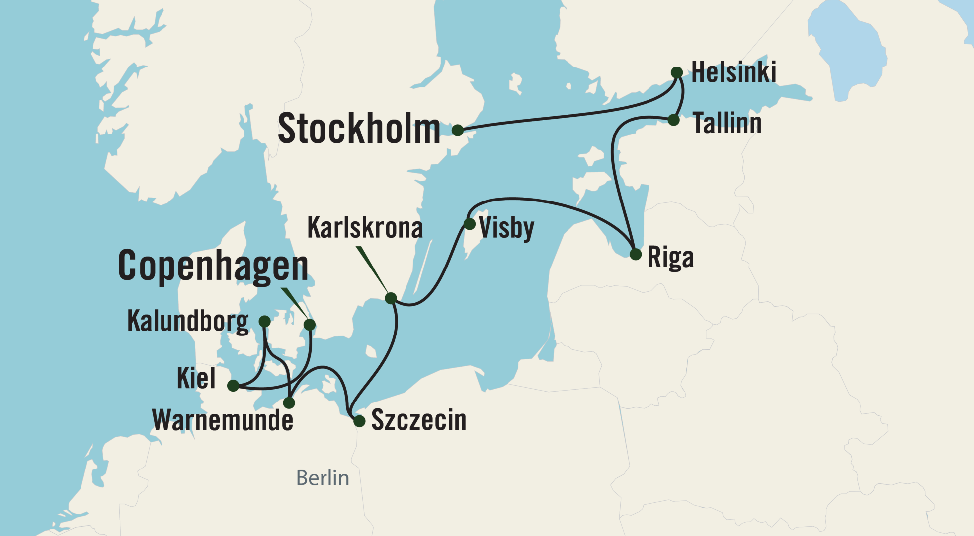 Baltic Sea map
