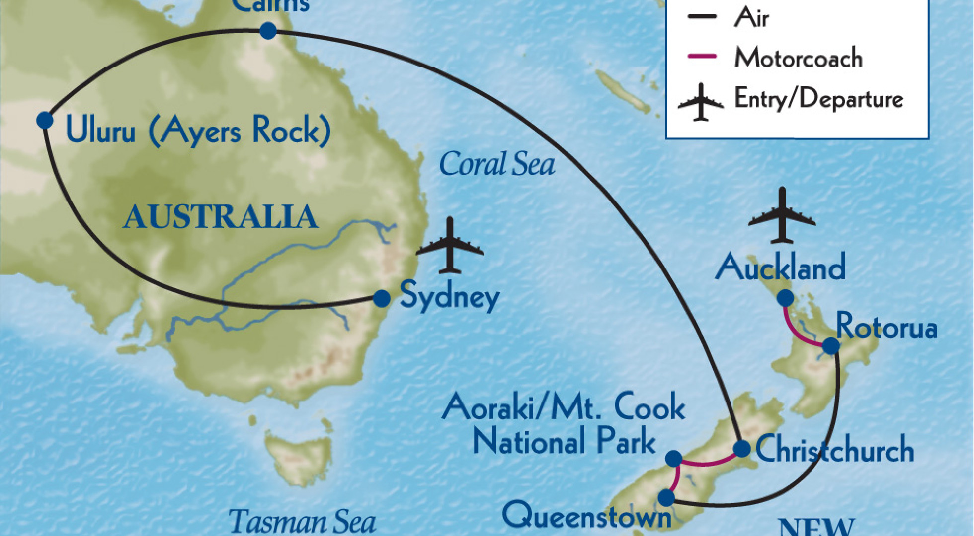 map ANZ