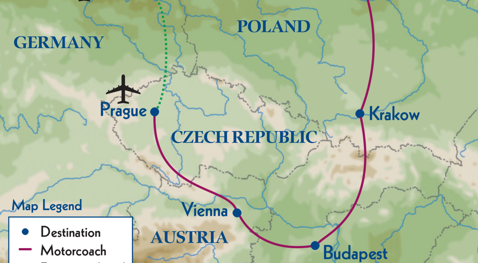 map central europe