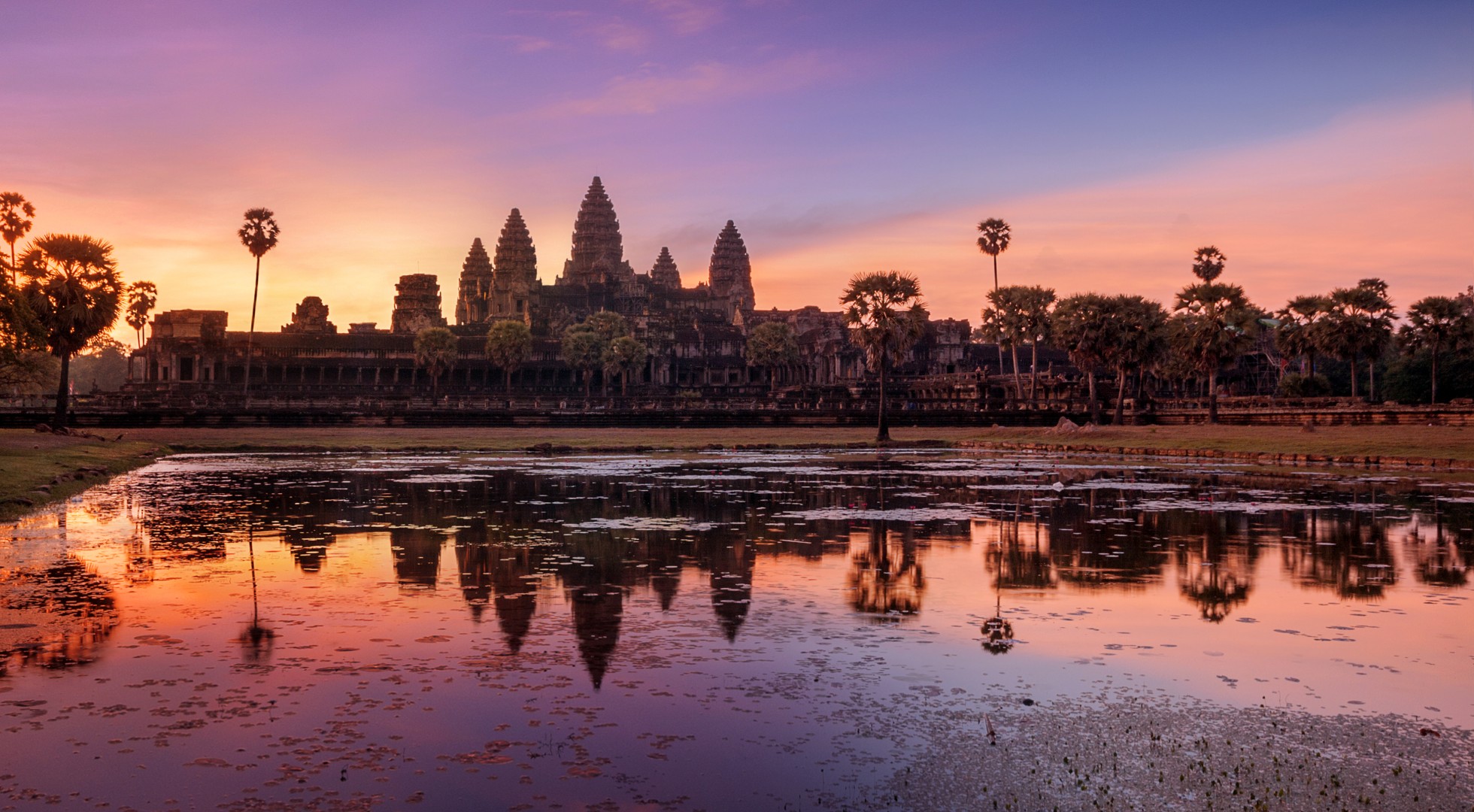Sunrise over Angkor Wat, Siem Reap, Cambodia