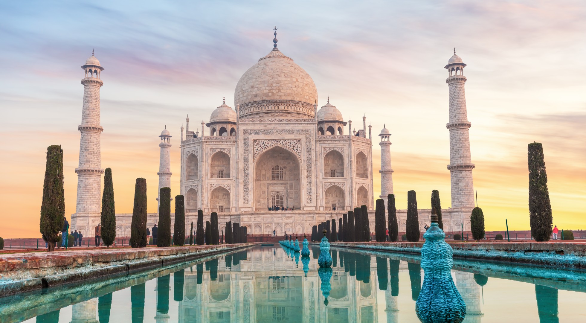 Taj,Mahal,In,India,Without,People,,Agra